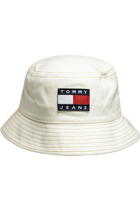 کلاه مردانه سفید برند tommy hilfiger